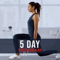 5-Day split for women