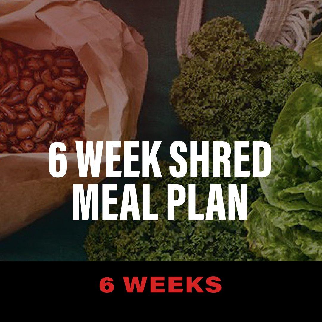 6 Week Shred Meal Plan