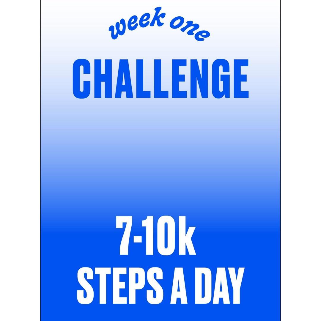 WEEK 1: WELLNESS CHALLENGE