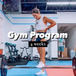 Gym Program
4 weeks