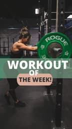 WORKOUT OF THE WEEK!