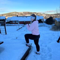 Outdoor HIIT workout